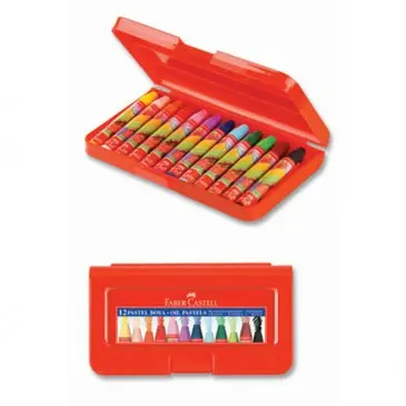 FABER CASTELL PLS. ÇANTALI PASTEL BOYA 12 RENK